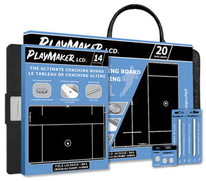 Pro Coach Bundle of Playmaker LCD coaching boards for men's field LAX.