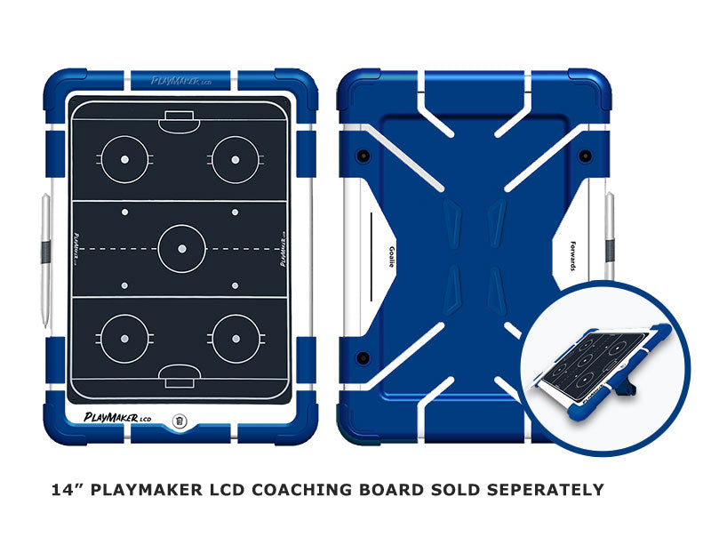 Team colors protective silicone case for the 14 inch Playmaker LCD coaching board in a variety of colors.