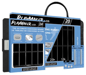 Pro Coach Bundle of Playmaker LCD coaching boards for american football.