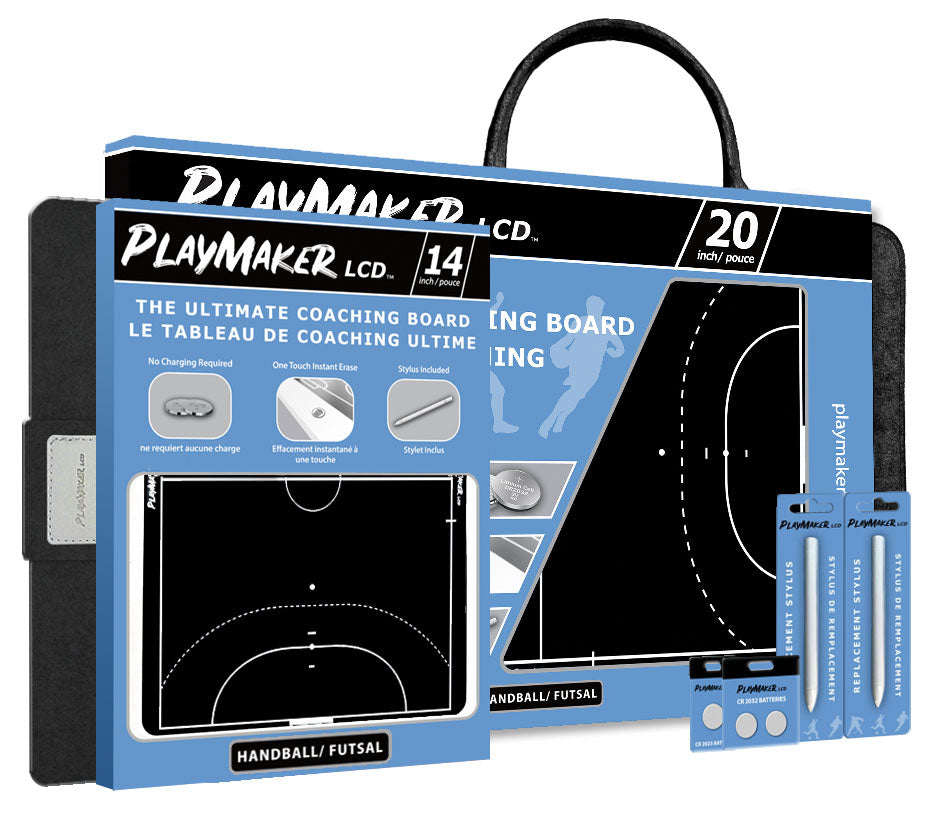 Pro Coach Bundle of Playmaker LCD coaching boards for basketball.