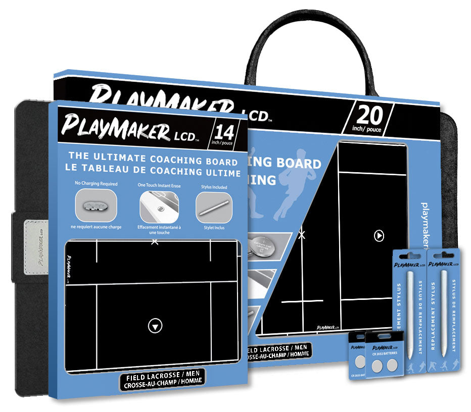 Pro Coach Bundle of Playmaker LCD coaching boards for basketball.