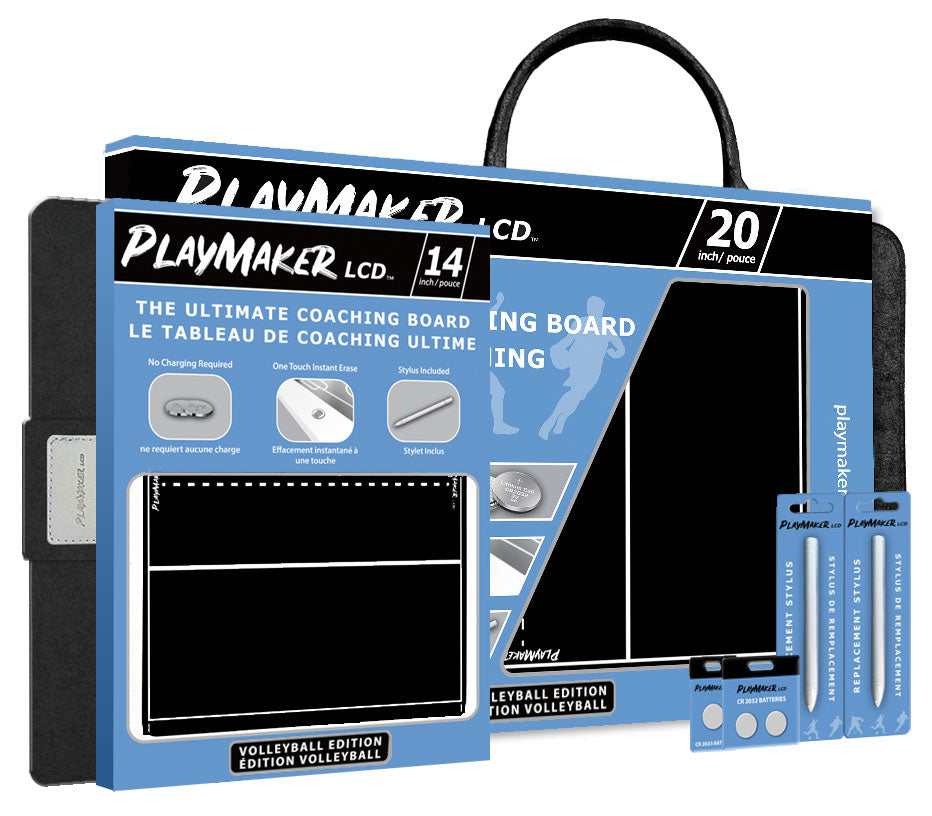 Pro Coach Bundle of Playmaker LCD coaching boards for basketball.